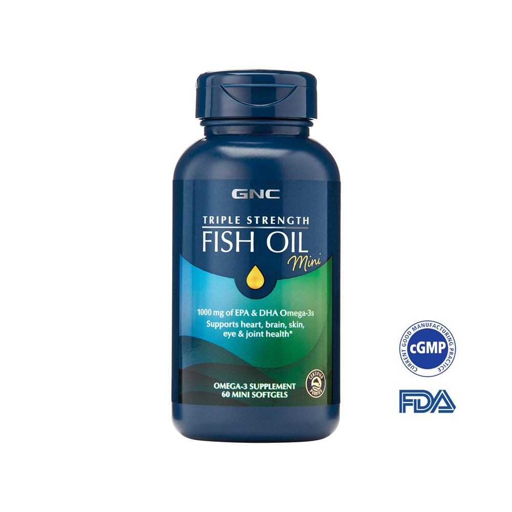 GNC健安喜 三倍魚油迷你軟膠囊(60粒/瓶) - PChome 24h購物