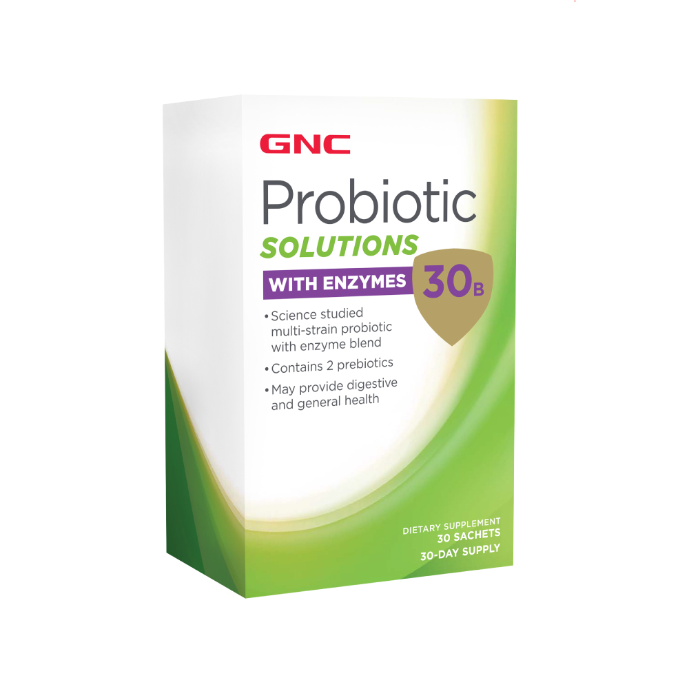 GNC 健安喜 益酵菌30B(30包/盒) 益生菌+酵素 13隻專利菌株 益生質和消化酵素