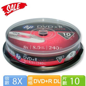 Hp Dvd R 8x Dl 10片裝 Pchome 24h購物