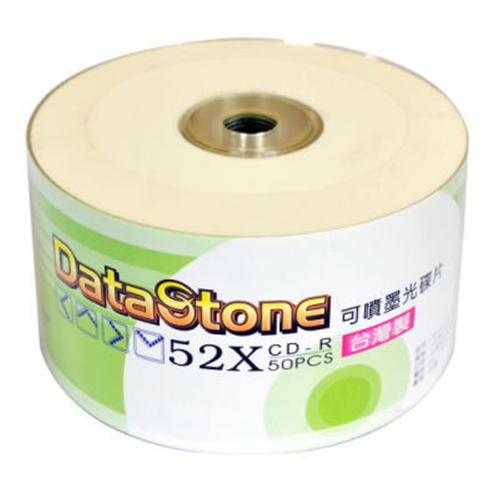 DataStone 52X  CD-R 700MB 珍珠白可印 (50片)