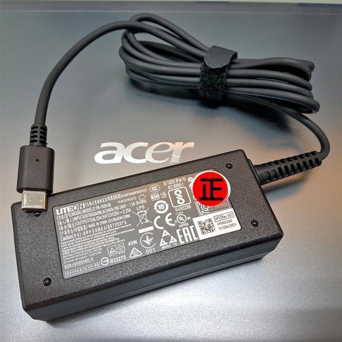 原廠變壓器 適用型號 SWIFT 7 SF713 SF713-51 SPIN 7 SP714 SP714-51 SPIN11 R751T R751TN CP511 CHROME BOOK CB515 CB515-1HT CB5-312T C771 C771T A16-045N1A PA-1450-80 PA-1450-80AP PA-1450-78AP 副廠變壓器