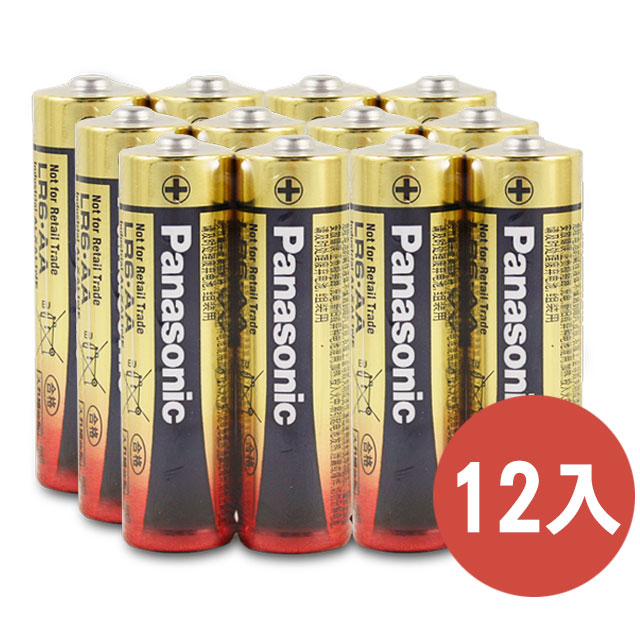 Panasonic 國際牌3號鹼性電池(12顆入)