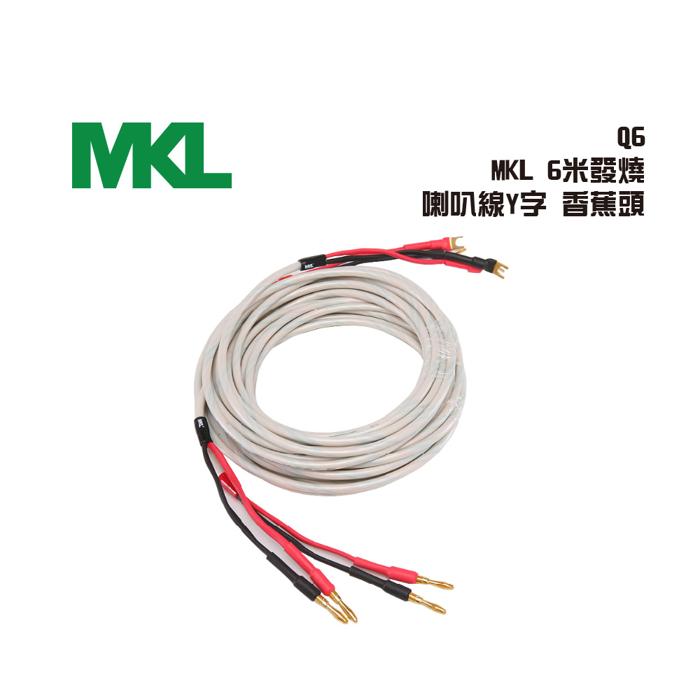 BOK 通豪 MKL 6米發燒喇叭線Y字-香蕉頭 Q6