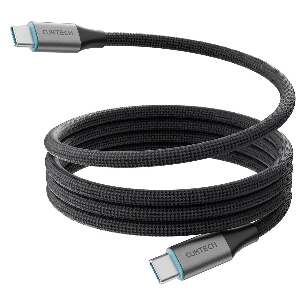 CUKTECH 酷態科 240W 6A Type-C to C 1M 充電線 編織 磁吸 數據線 CMC610/iPhone17（其他規格）