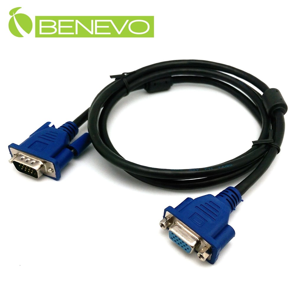BENEVO 1.5M VGA公對母訊號延長線(公對母, 3+6, 20276)