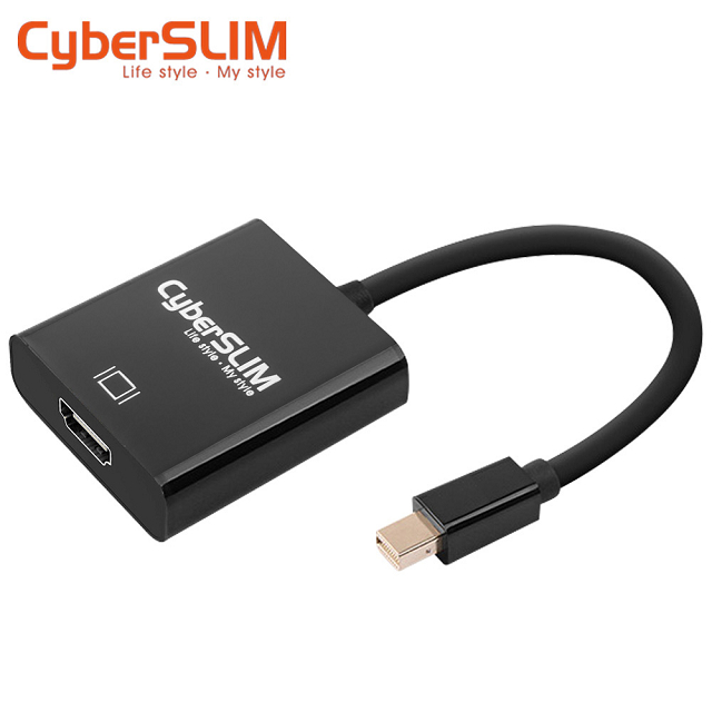 CyberSLIM MDP-H MINI DP轉HDMI轉換器