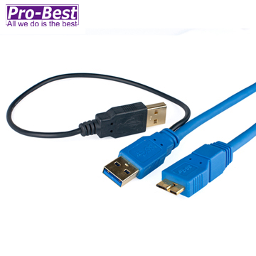 PRO-BEST  Y CABLE 2*USB3.0 1*MICRO USB AM