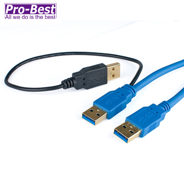 PRO-BEST USB 3.0 Y CABLE  *3AM 5GMbps