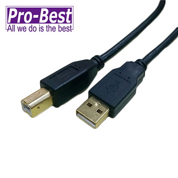 PRO-BEST  USB2.0 A公B公,長度1.8米