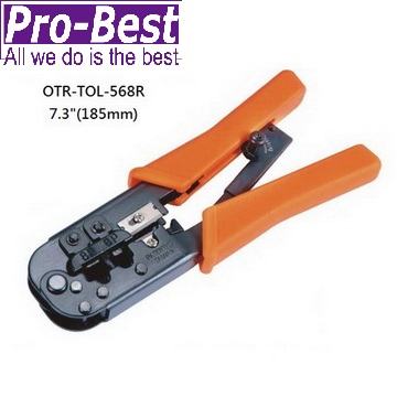 PRO-BEST  6P8P網路工具夾有棘齒(HT-568R)