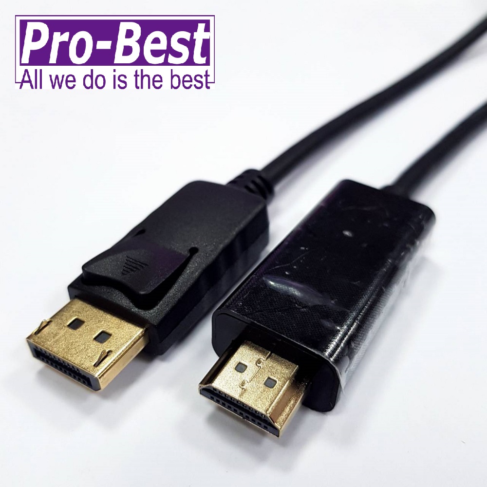 PRO-BEST DISPLAY PORT公 TO HDMI公