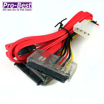 PRO-BEST SATA7P+15x2 SIGNAL/POWER CABLE