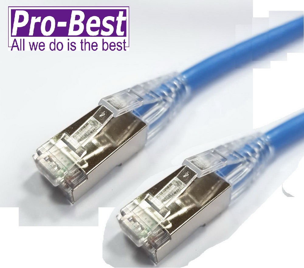PRO-BEST Cat.6a FUTP 4P 1M連接線 10G