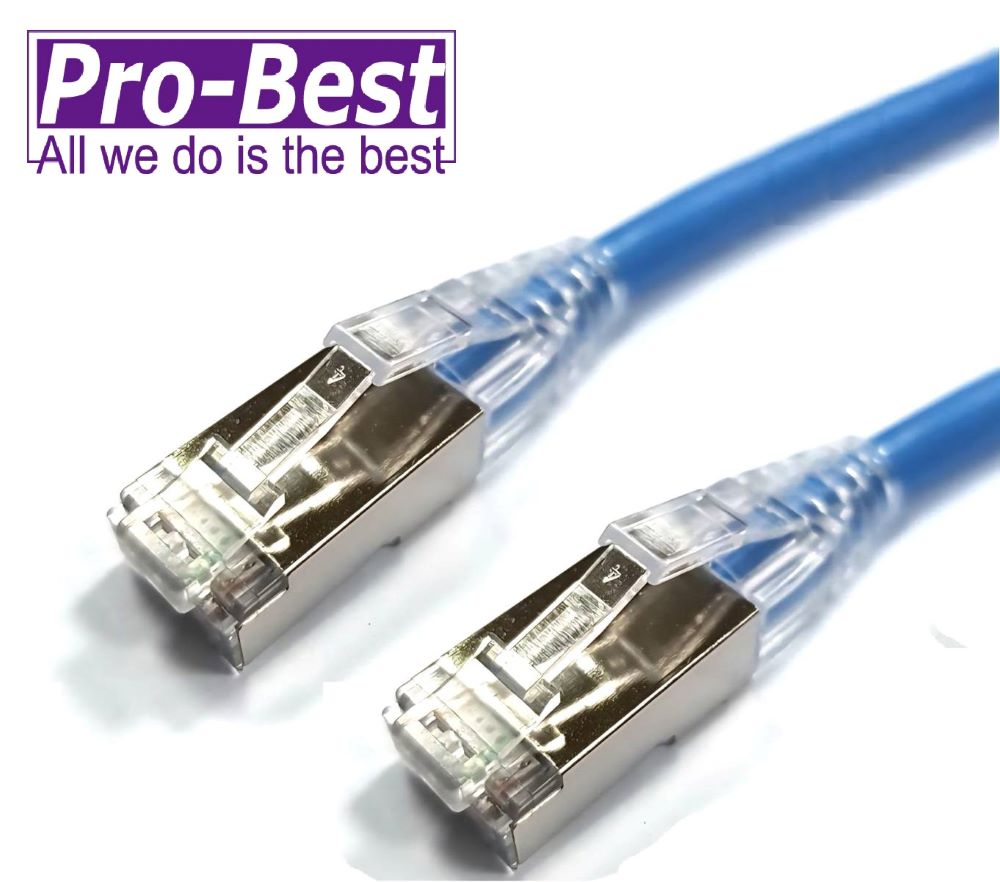 PRO-BEST Cat.6a FUTP 4P 1M連接線 10G