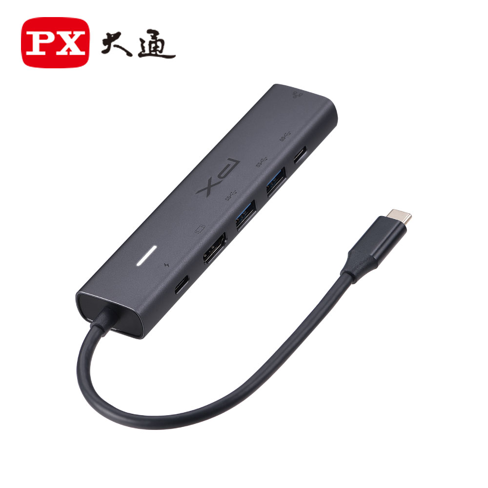PX 大通 C6-21R USB TYPE C 6合1高畫質影音轉換器