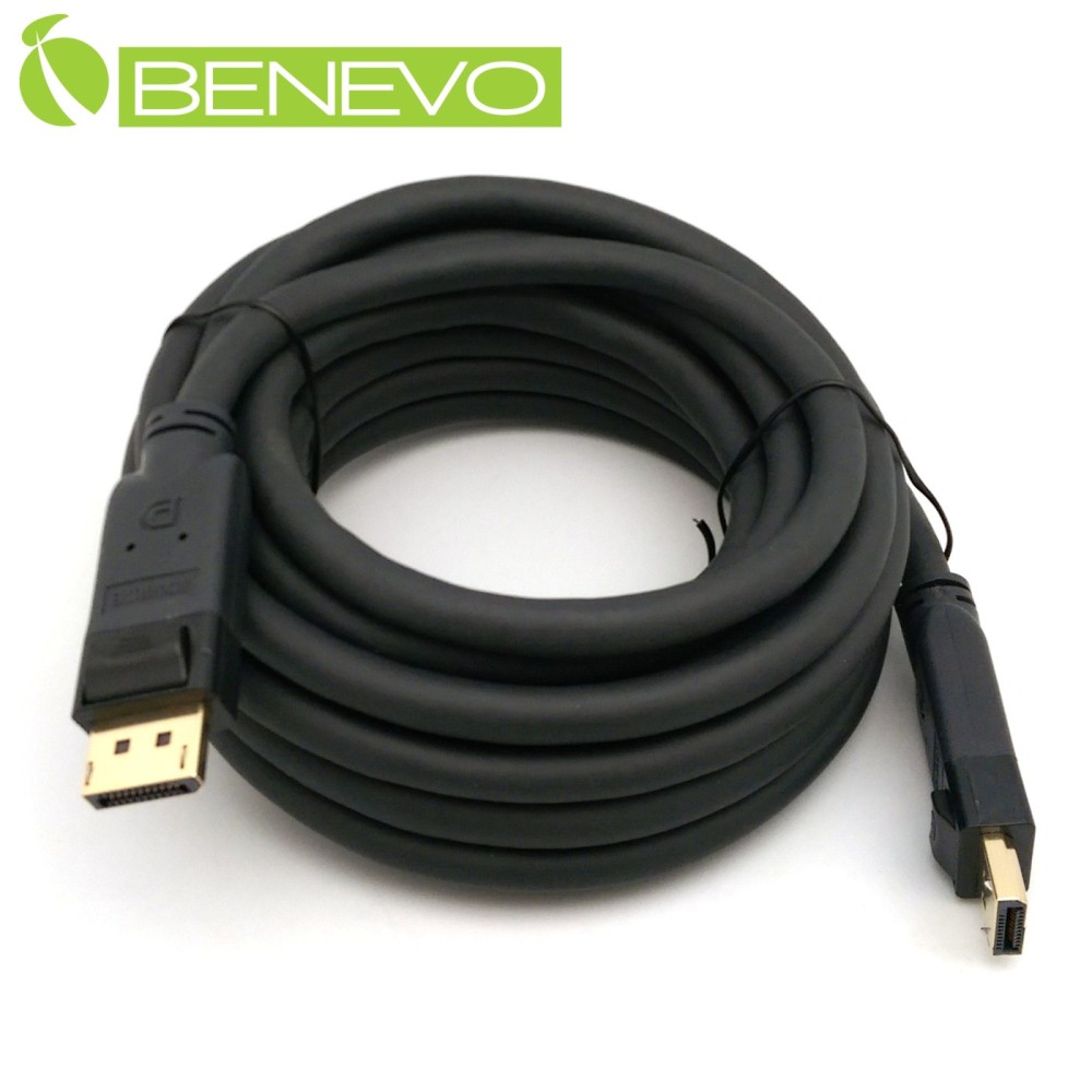 BENEVO工程型4K2K 5M Displayport 1.2版高畫質連接線
