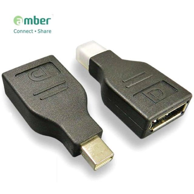 amber mini DisplayPort 轉 DP 轉接頭 mini DP 轉接頭 