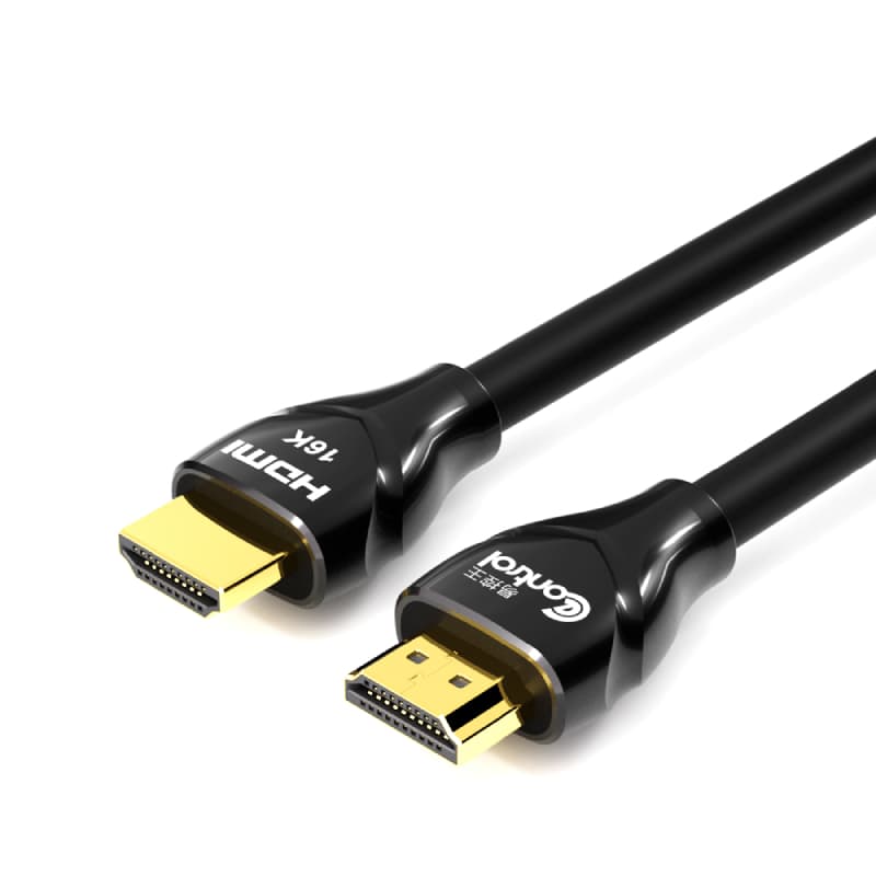 易控王 1.5M HDMI 16K ULTRA96 鋅合金傳輸線 動態HDR 鍍金接頭2入組(30-393-01X2)