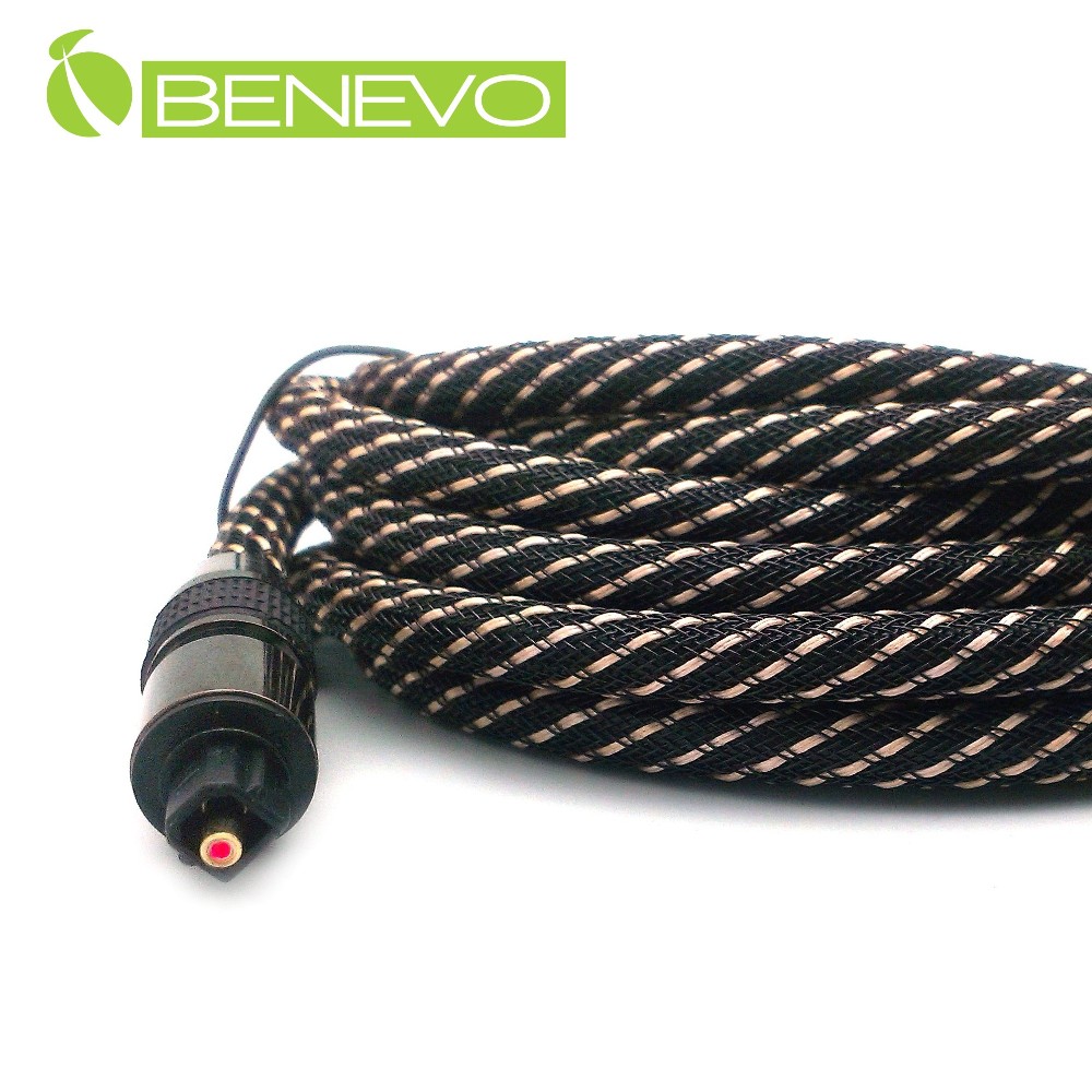 BENEVO 3M Toslink高級光纖音源連接線