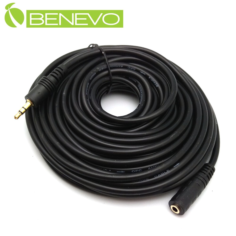 BENEVO 10M 3.5mm立體聲延長線