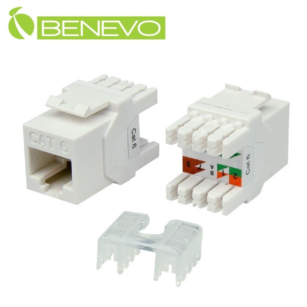 BENEVO非遮蔽型 Cat6 Giga網路接頭模組