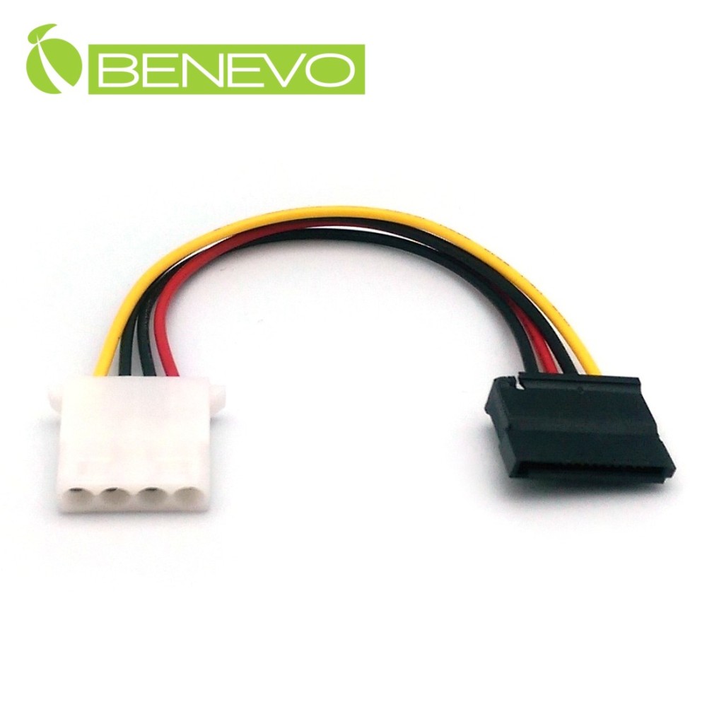 BENEVO IDE 4PIN母頭轉SATA電源轉接線