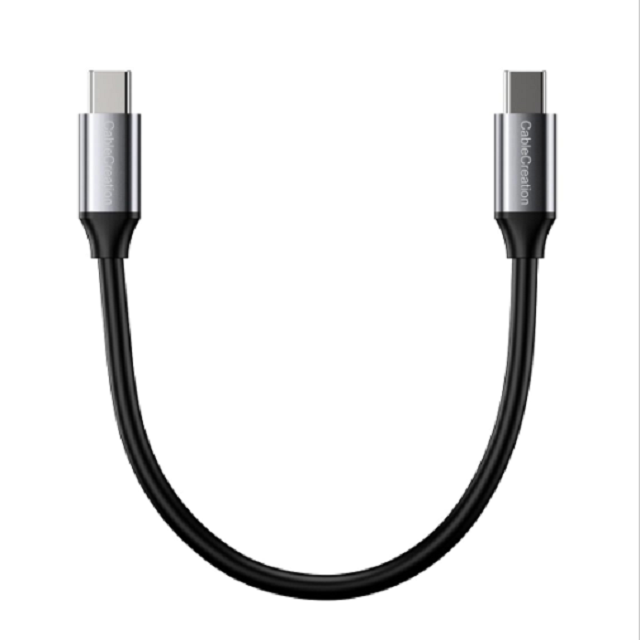 CableCreation 1米 USB4 Type-C to C傳輸快充線 40GB+240W 鋁合金外殼2入組(CC1340X2)