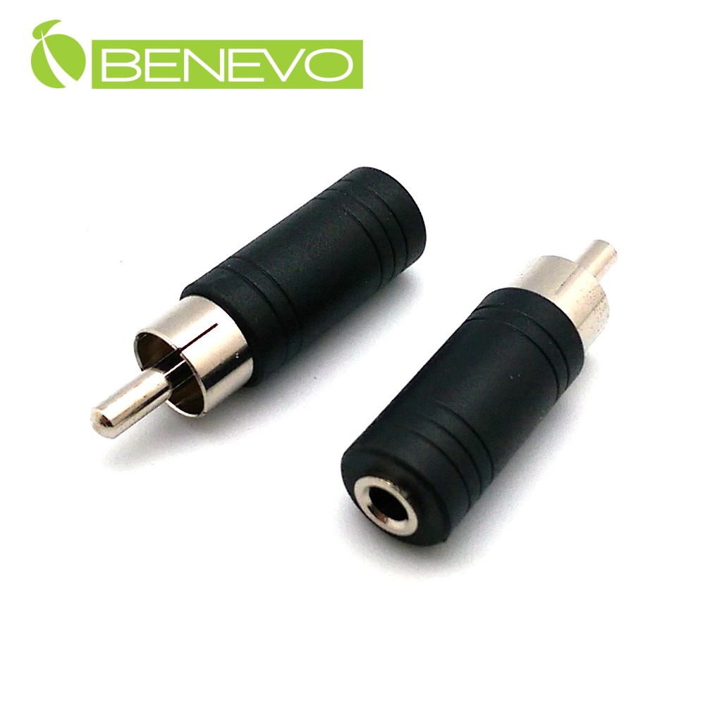 BENEVO RCA(公)轉3.5mm(母)轉接頭