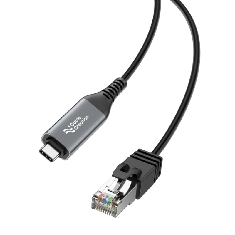 CableCreation 2M USB-C轉RJ45網路線 CAT6 智慧晶片 (CD0871)