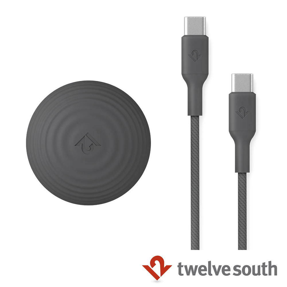 Twelve South CableStay USB-C 桌面理線組 - 石墨黑 TS-2645