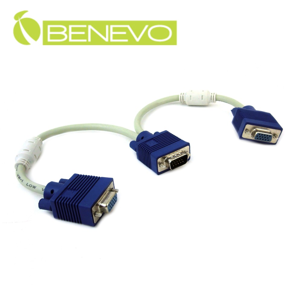 BENEVO簡易型 VGA一對二視訊分配線