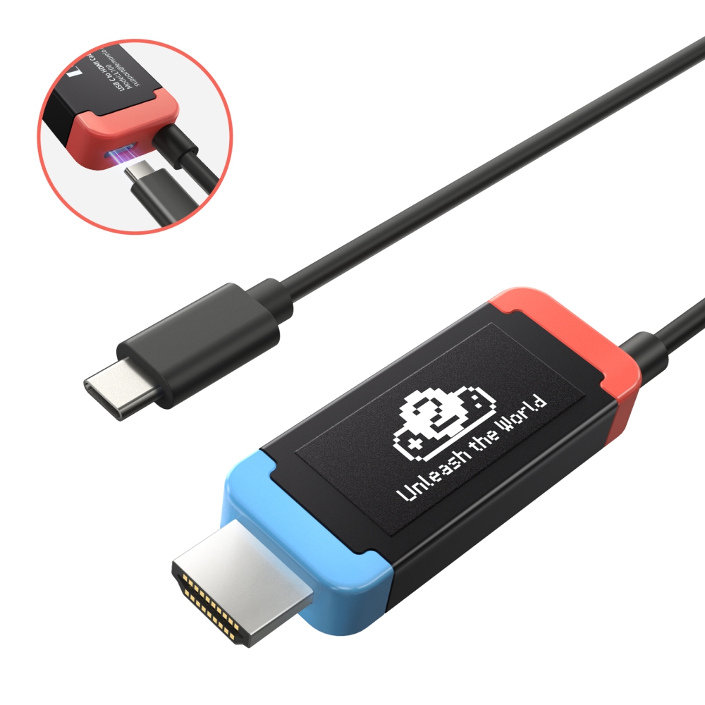 Lemorele Switch 2 Type-C to HDMI 4K HDR影音傳輸線(L100)（其他規格）