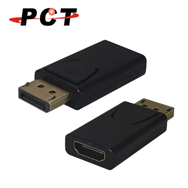 【PCT】DisplayPort公轉HDMI母 轉接頭(PHA11-D1)