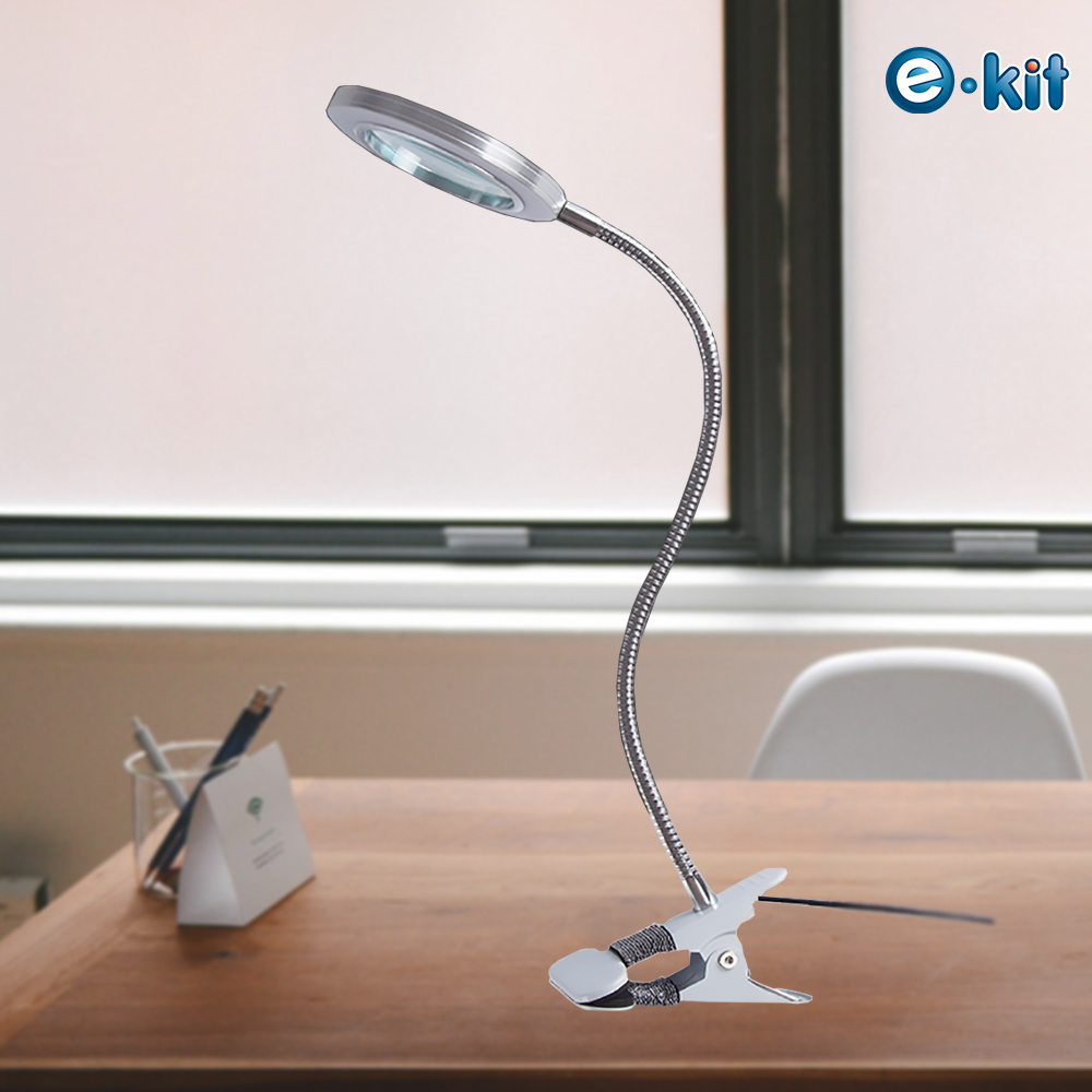 e-Kit 逸奇 放大鏡LED環形照明夾燈 UL-U31(其他規格)