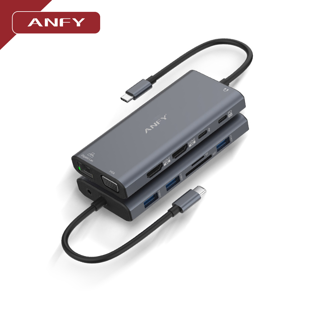 ANFY 安飛 Type-C TO HDMI 12合1 轉接器 CH1200