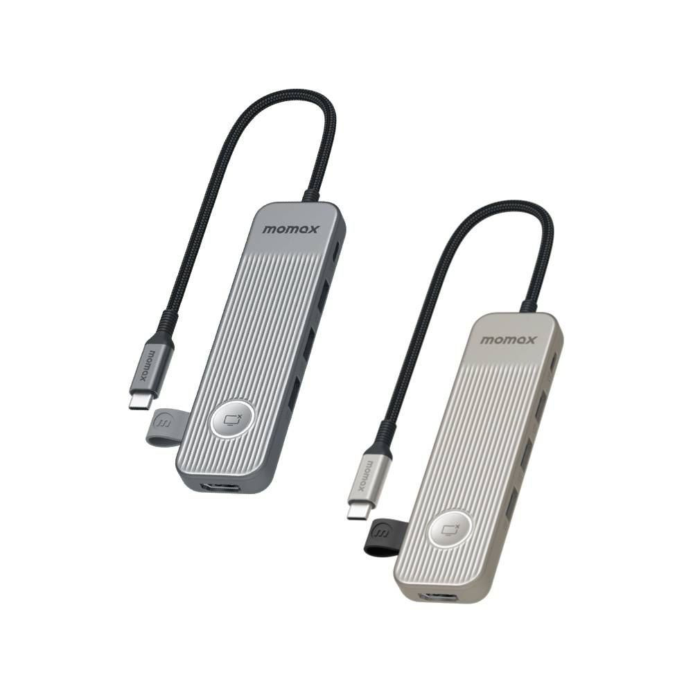 MOMAX 摩米士 ONELINK 8合1 USB-C多功能傳輸充電轉接器 DH18