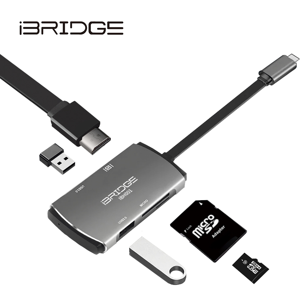 iBridge 5合1 Type-C Hub多功能4K轉接器
