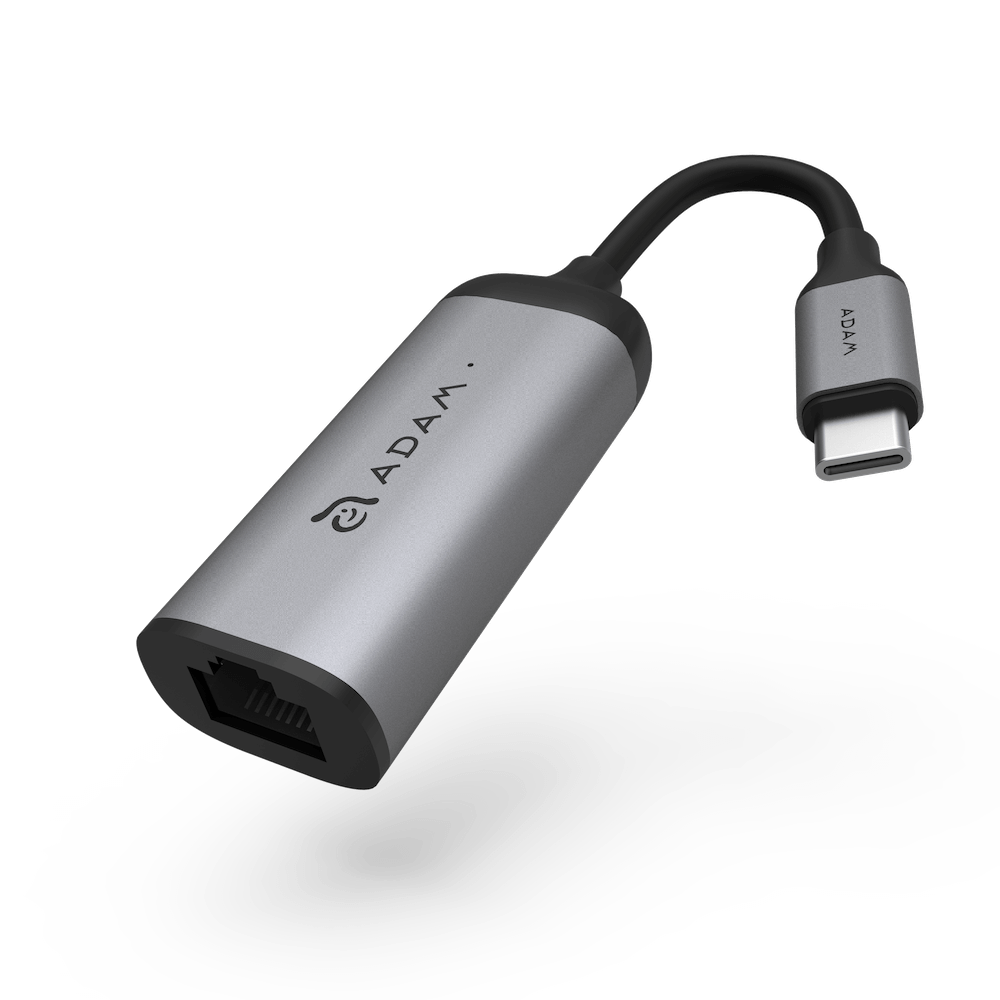 【亞果元素】CASA e1 USB Type-C 公 對 Gigabit 高速乙太網路 轉接器 灰