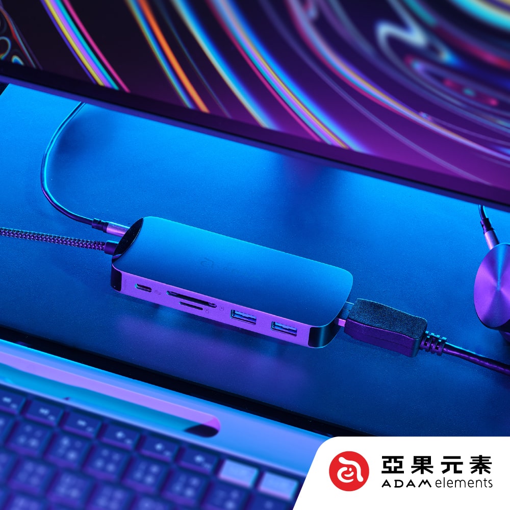 【亞果元素】CASA Hub X DP USB-C 10 in 1 多功能集線器 灰