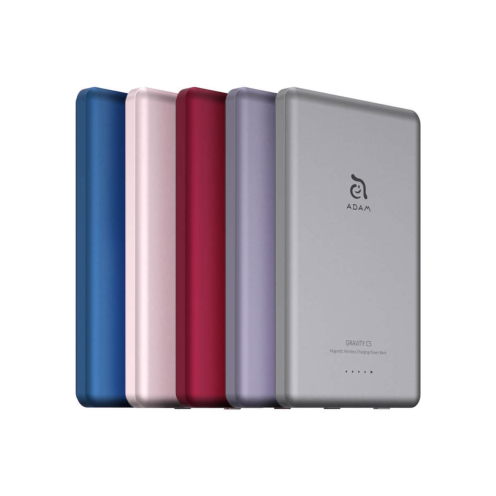 Adam 亞果元素 GRAVITY C5 超薄型磁吸行動電源 5000mAh  19.25Wh