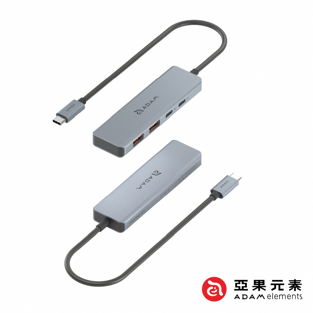 ADAM 亞果元素 Hub A04 USB-C Gen2 四合一高速集線器