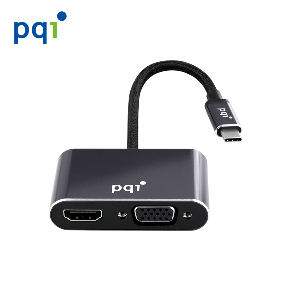 PQi 勁永 USB-C to HDMI、VGA 影音轉接器（其他規格）