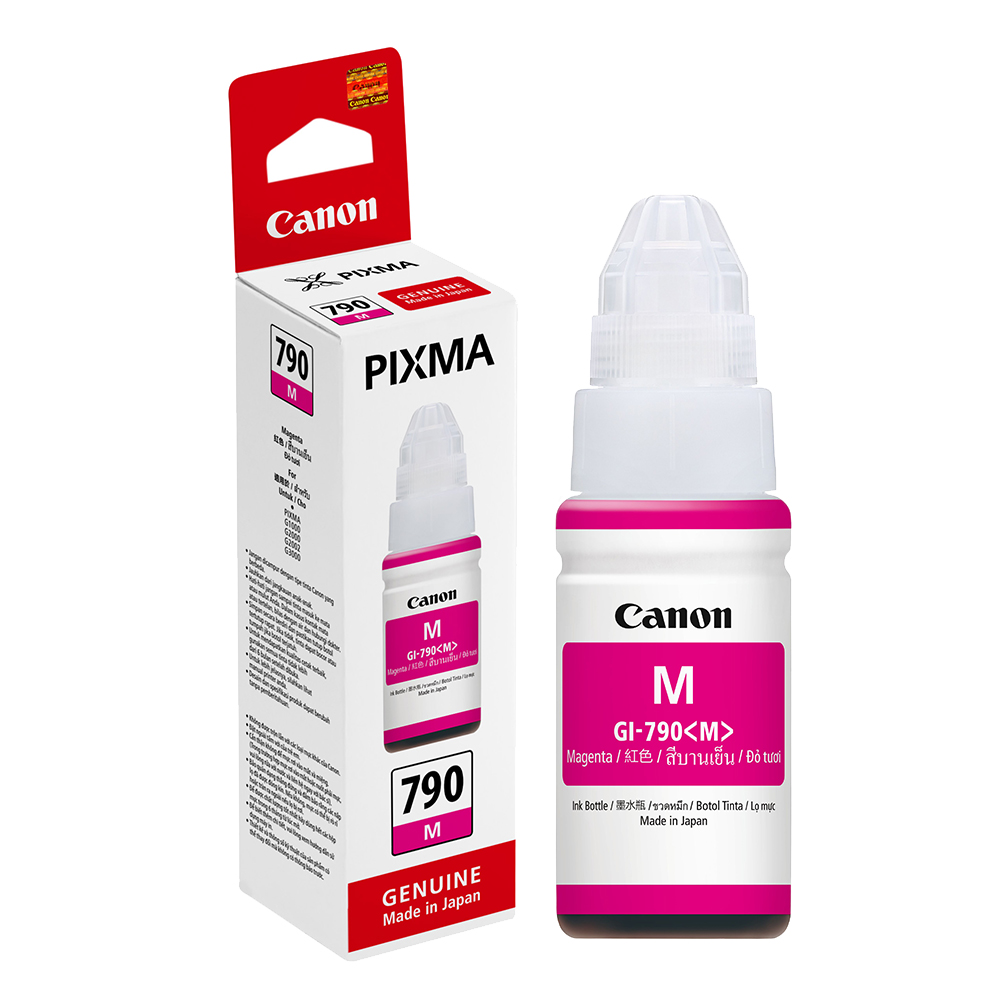 Canon 佳能 GI-790 M 原廠紅色墨水匣(For G系列)適用型號G1010G2010G3010G4010G3000