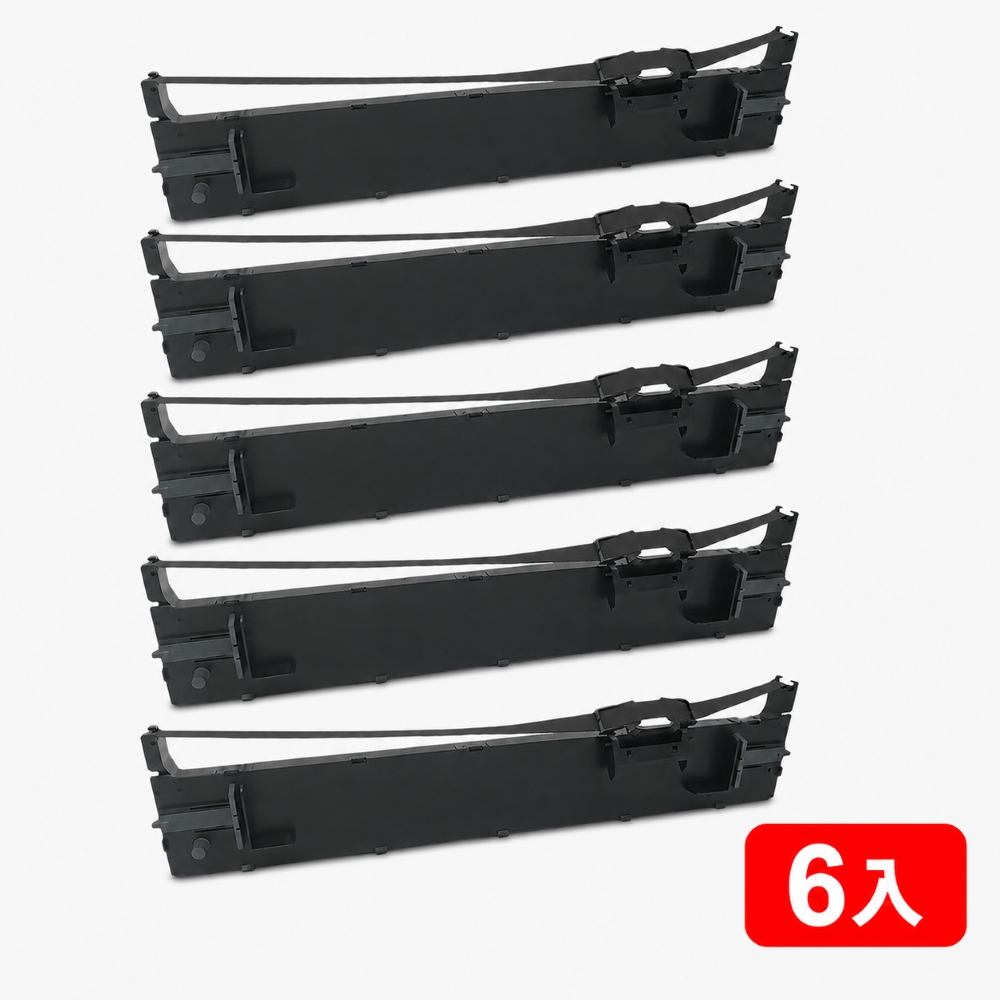 EPSON副廠 S015611/S015555 色帶 6入組 LQ-690C/LQ-695C/LQ-690CII/LQ-690CIIN