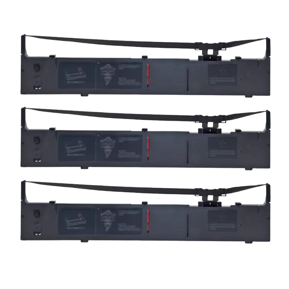 EPSON 愛普生 for LQ2170C/LQ2190C/LQ2070C/LQ2080C 3入組 黑色相容色帶 適 Epson LQ2180C/FX2170/FX2180 (S015540)