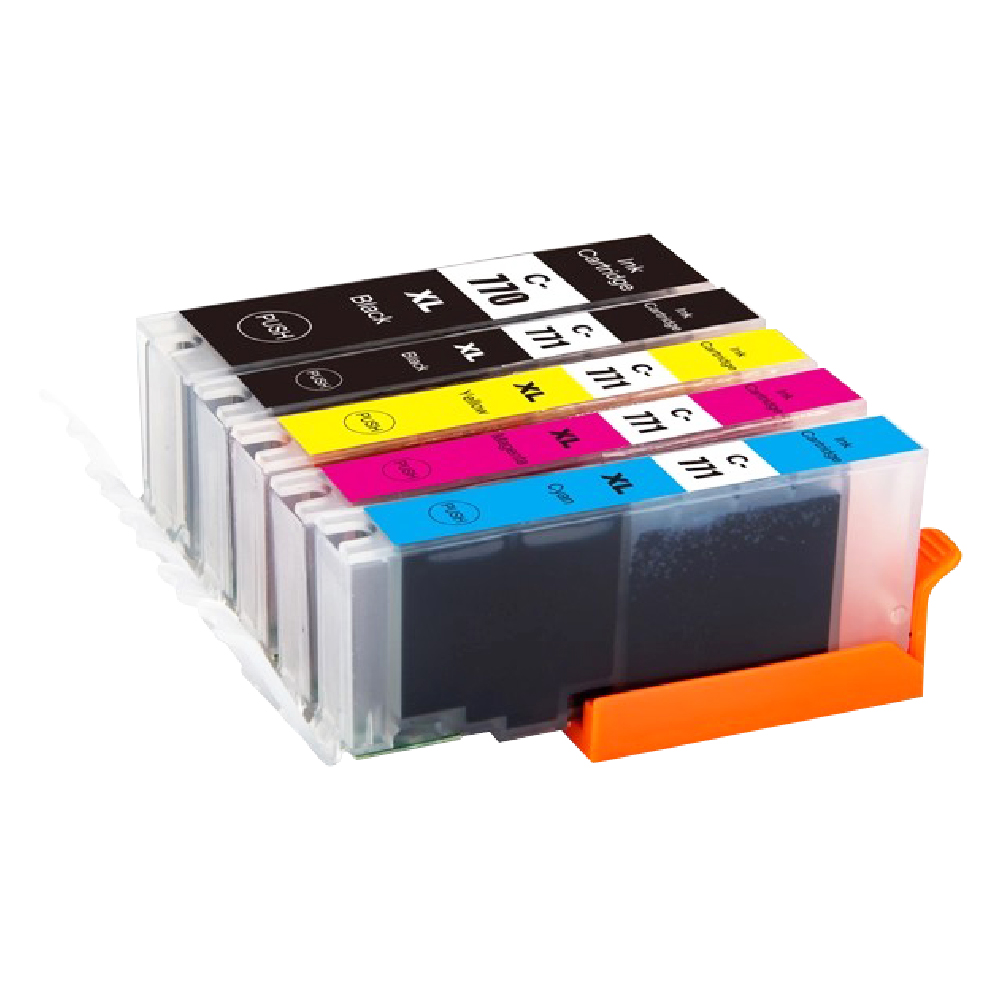 Canon 佳能 【TC墨水匣】PGI-770XL CLI-771XL 5色組 全新副廠墨水匣 適 CANON PIXMA MG5770/MG6870/TS5070/TS6070
