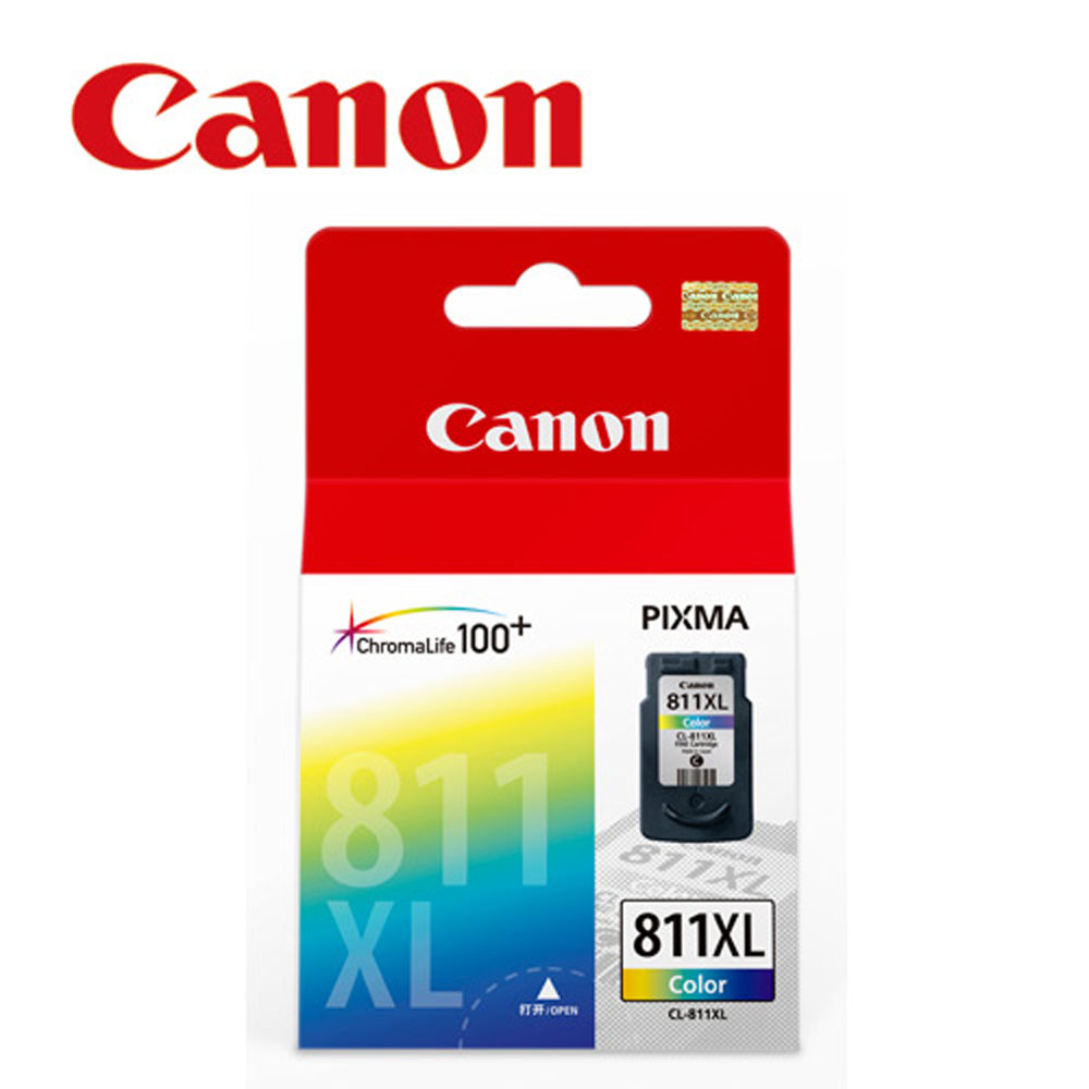Canon 佳能 CL-811XL 原廠高容量彩色墨水匣(適用:ip2770/ MP237 /MP268 / MP486 / MX328 / MX338)