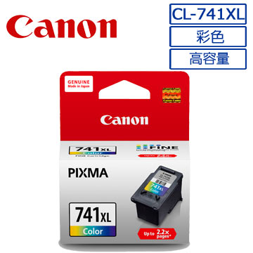 Canon 佳能 CL-741XL 彩色高容量墨水匣（其他規格）