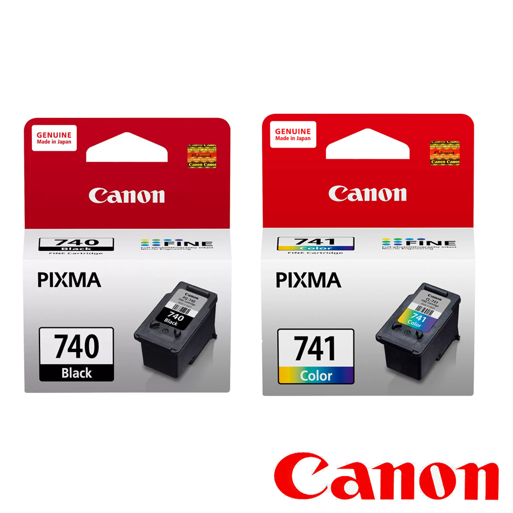 CANON PG740+CL741  原廠墨水匣組合包【1黑1彩】