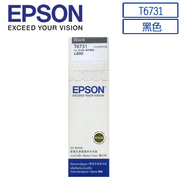 EPSON T6731(C13T673100) 原廠黑色墨水